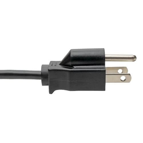 Tripp-Lite P013-006 | 3-Slot Power Cord, NEMA 5-15P to C5 - Laptop/Notebook, 10A, 125V, 18 AWG, 6 ft. (1.83 m), Black