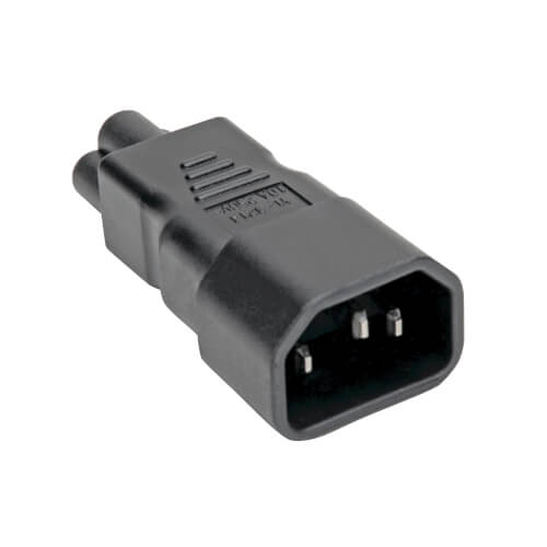 Tripp-Lite P014-000 | Power Cord Adapter, C14 to C5 - 10A, 250V, Black
