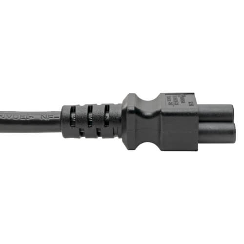 Tripp-Lite P014-006 | Laptop Power Adapter Cord, C14 to C5 Adapter - 2.5A, 250V, 18 AWG, 6 ft. (1.83 m), Black