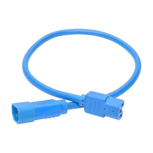 Tripp-Lite P018-002-ABL | Power Cord C14 to C15 - Heavy-Duty, 15A, 250V, 14 AWG, 2 ft. (0.61 m), Blue