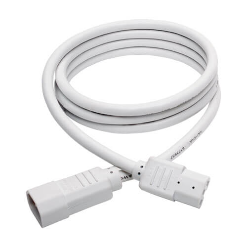 Tripp-Lite P018-006-AWH | Power Cord C14 to C15 - Heavy-Duty, 15A, 250V, 14 AWG, 6 ft. (1.83 m), White