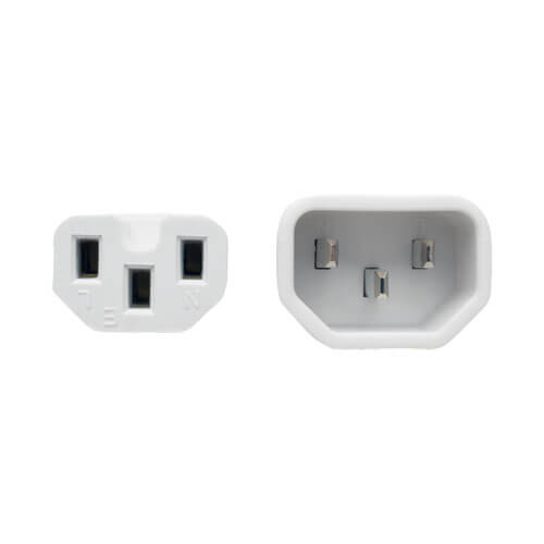 Tripp-Lite P018-006-AWH | Power Cord C14 to C15 - Heavy-Duty, 15A, 250V, 14 AWG, 6 ft. (1.83 m), White