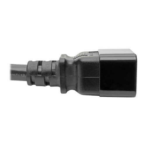 Tripp-Lite P036-002-6 | Power Extension Cord, C19 to C20 - Heavy-Duty, 20A, 250V, 12 AWG, 2 ft. (0.61 m), Black, 6-Pack