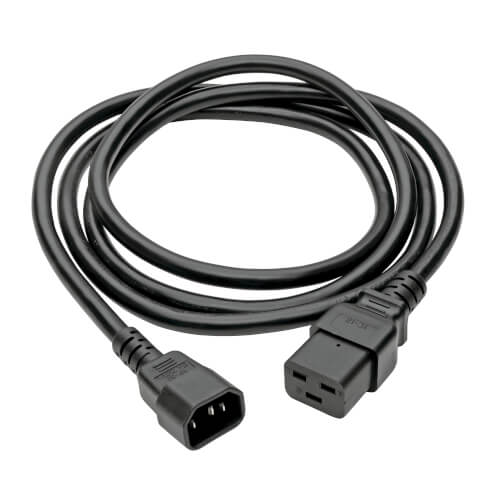 Tripp-Lite P047-010 | Power Cord, C19 to C14 - Heavy-Duty, 15A, 250V, 14 AWG, 10 ft. (3.05 m), Black