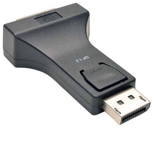 Tripp-Lite P134-000-DVI-V2 | DisplayPort 1.2 to DVI Compact Adapter Video Converter (M/F)
