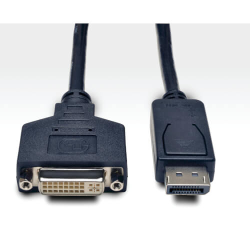 Tripp-Lite P134-003 | DisplayPort to DVI Cable Adapter, Converter for DP-M to DVI-I-F, 3 ft. (0.91 m)
