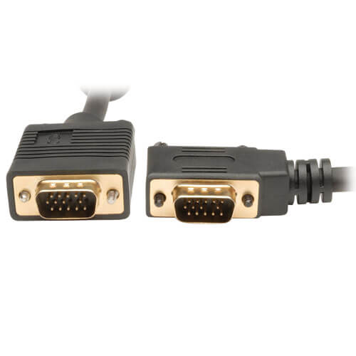 Tripp-Lite P502-006-RA | VGA High-Resolution RGB Coaxial Cable (HD15 M/M), Right-Angle Connector), 6 ft. (1.83 m)