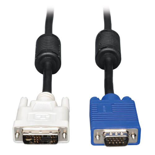 Tripp-Lite P556-010 | DVI to VGA High-Resolution Adapter Cable with RGB Coaxial (DVI-A to HD15 M/M), 10 ft. (3.1 m)