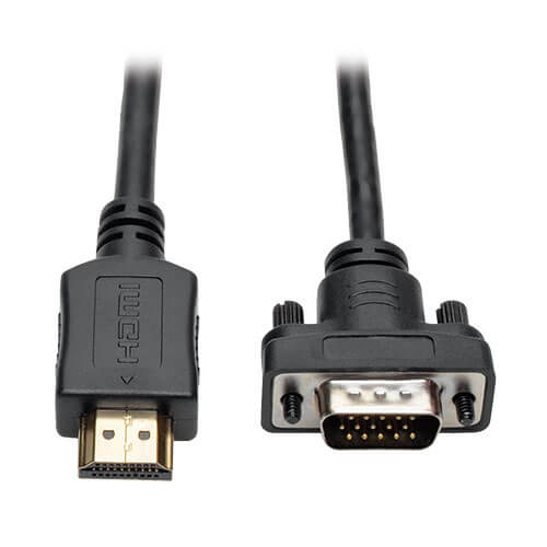 Tripp-Lite P566-010-VGA | HDMI to VGA Active Adapter Cable (HDMI to Low-Profile HD15 M/M), 10 ft. (3.1 m)