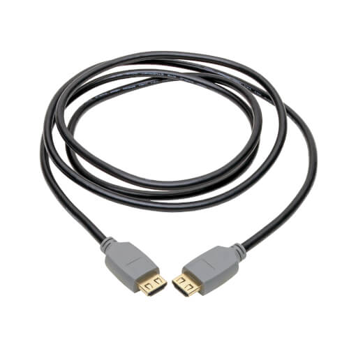Tripp-Lite P568-006-2A | 4K HDMI Cable (M/M) - 4K 60 Hz, HDR, 4:4:4, Gripping Connectors, Black, 6 ft.