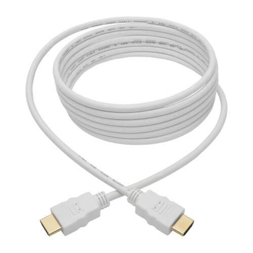 Tripp-Lite P568-010-WH | High-Speed HDMI Cable, Digital Video with Audio, UHD 4K (M/M), White, 10 ft. (3.05 m)