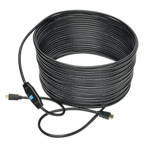 Tripp-Lite P568-065-ACT | Active High-Speed HDMI Cable with Built-In Signal Booster (M/M), Black, 65 ft. (19.81 m)