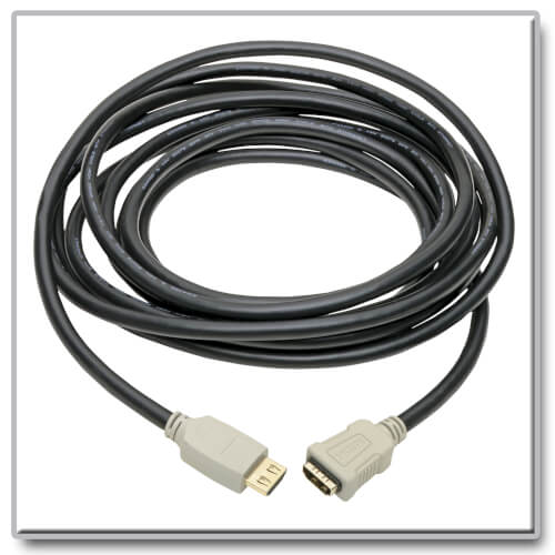 Tripp-Lite P569-020-2B-MF | High-Speed HDMI Extension Cable (M/F) - 4K 60 Hz, HDR, 4:4:4, Gripping Connector, 20 ft.