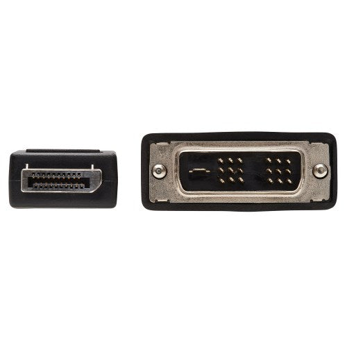 Tripp-Lite P581-006 | DisplayPort to DVI Adapter Cable (DP with Latches to DVI-D Single Link M/M), 6 ft. (1.8 m)