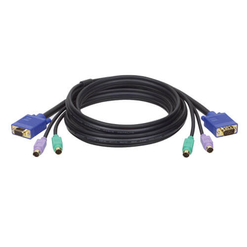 Tripp-Lite P753-006 | PS/2 (3-in-1) Cable Kit for KVM Switch B007-008, 6 ft. (1.83 m)