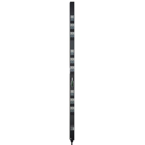 Tripp-Lite PDU3XMV6G20 | 11.5kW 3-Phase Metered PDU, 208-240V (36 C13 & 9 C19), IEC-309 16/20A Red, 360-415V Input, 6 ft. (1.83 m) Cord, 0U Vertical