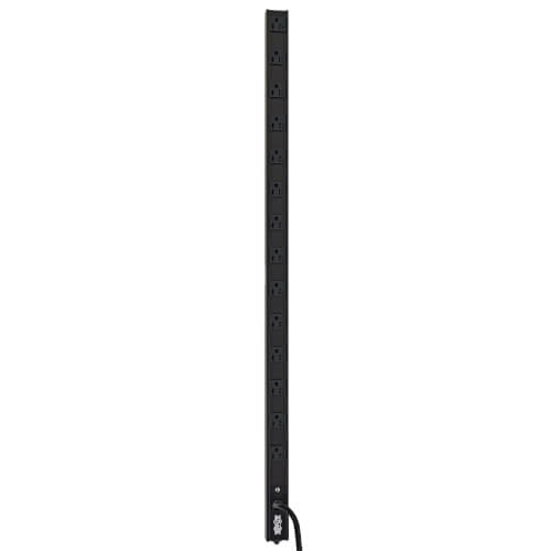 Tripp-Lite PDUV20 | 1.9kW Single-Phase 120V Basic PDU, 14 NEMA 5-15/20R Outlets, NEMA L5-20P Input with 5-20P Adapter, 15 ft. (4.57 m) Cord, 0U Vertical