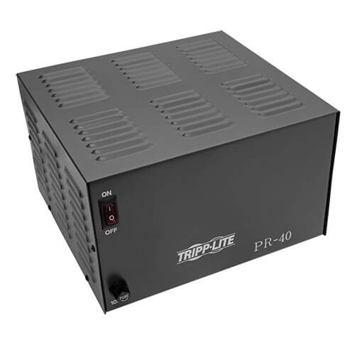 Tripp-Lite PR40 | TAA-Compliant 40-Amp DC Power Supply, 13.8VDC, Precision Regulated AC-to-DC Conversion
