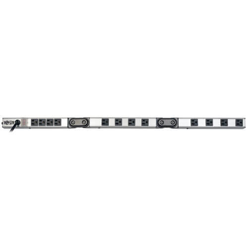 Tripp-Lite PSF3612 | 12-Outlet Foldable Power Strip with 2 Pivots, 120V, 12A, 15 ft. (4.57 m) Cord, 5-15P, 36 in.