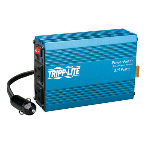 Tripp-Lite PV375 | 375W PowerVerter Ultra-Compact Car Inverter with 2 Outlets