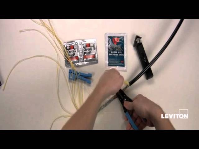 Leviton 49887-6L | 36" Fiber Optic Fan-Out Kit, 6-fiber