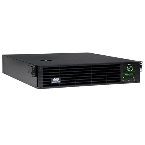 Tripp-Lite SM3000RM2UTAA | TAA SmartPro 120V 3kVA 2.25kW Line-Interactive Sine Wave UPS, 2U, Extended Run, Network Card Options, LCD, USB, DB9