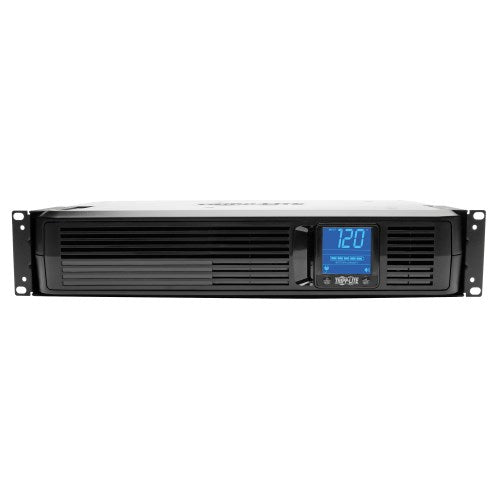 Tripp-Lite SMART1500LCDXL | SmartPro LCD 120V 1500VA 900W Line-Interactive UPS, AVR, Extended Runtime, 2U Rack/Tower, LCD, USB, DB9, 8 Outlets