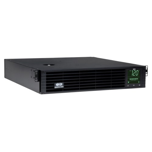Tripp-Lite SMART2200RM2U | SmartPro 120V 2.2kVA 1.92kW Line-Interactive Sine Wave UPS, 2U, Network Card Options, LCD Display, USB, DB9