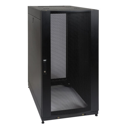 Tripp-Lite SR25UB | 25U SmartRack Standard-Depth Half-Height Server Rack Enclosure, Doors and Side Panels