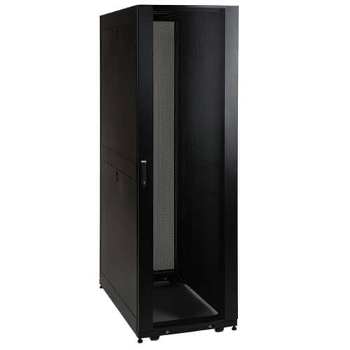 Tripp-Lite SR42UBSP1 | 42U SmartRack Standard-Depth Rack Enclosure Cabinet with doors, side panels & shock pallet shipping