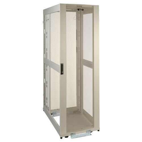 Tripp-Lite SR42UWEXP | 42U SmartRack White Standard-Depth Rack Enclosure - side panels not included
