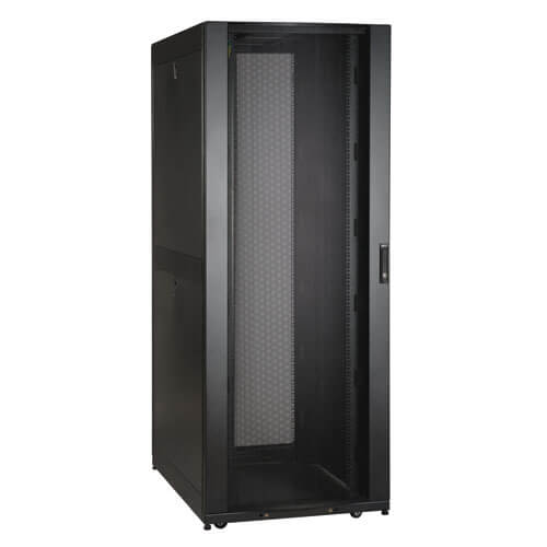 Tripp-Lite SR45UBWDSP1 | 45U SmartRack Wide Standard-Depth Rack Enclosure Cabinet with Doors and Side Panels, Shock Pallet Packaging
