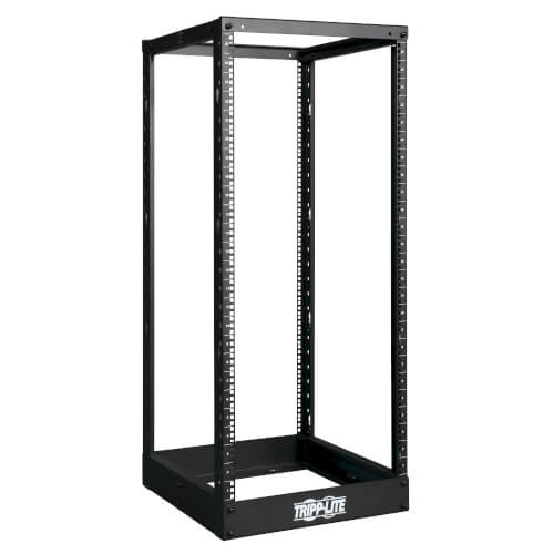 Tripp-Lite SR4POST25 | 25U SmartRack 4-Post Open Frame Rack - Organize and Secure Network Rack Equipment