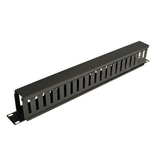 Tripp-Lite SRCABLEDUCT1U | SmartRack 1U Horizontal Cable Manager - Finger duct with cover
