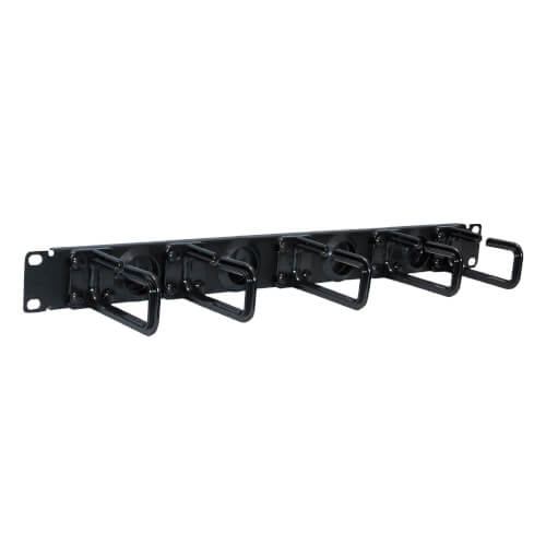 Tripp-Lite SRCABLERING1U | SmartRack 1U Horizontal Cable Manager - Flexible ring type