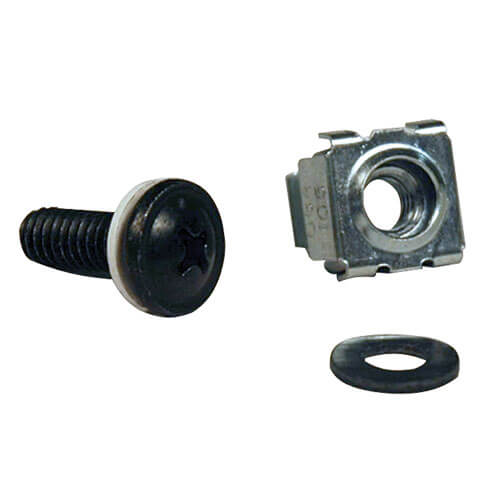 Tripp-Lite SRCAGENUT5MM | SmartRack Square Hole Hardware Kit with 50 M5 screws and washers