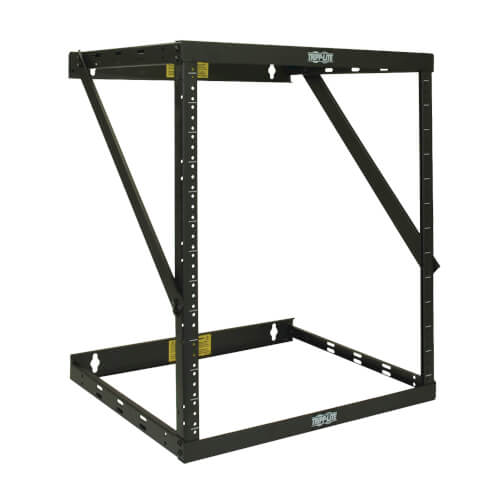 Tripp-Lite SRWO8U22 | SmartRack 8U/12U/22U Expandable Flat-Pack Low-Profile Switch-Depth Wall-Mount 2-Post Open Frame Rack
