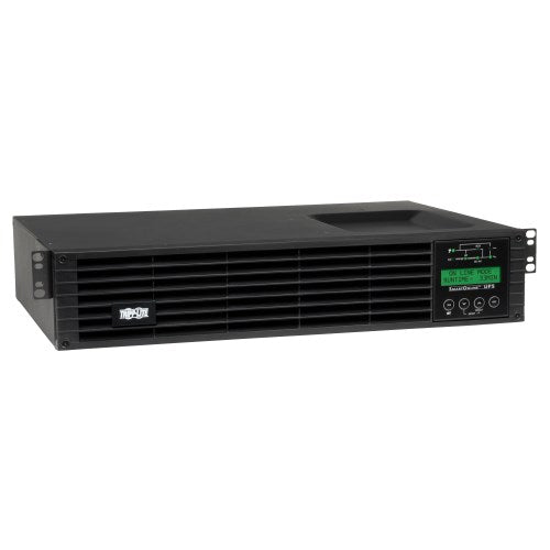 Tripp-Lite SU1000RTXLCD2U | 120V 1000VA 900W Double-Conversion UPS - 6 Outlets, Extended Run, Card Slot, LCD, USB, DB9, 2U