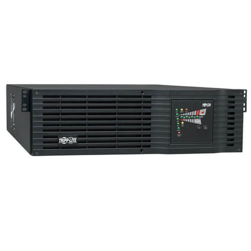 Tripp-Lite SU3000RTXL3UN | SmartOnline 120V 3kVA 2.4kW On-Line Double-Conversion UPS, 3U Rack/Tower, Extended Run, WEBCARDLX Network Interface
