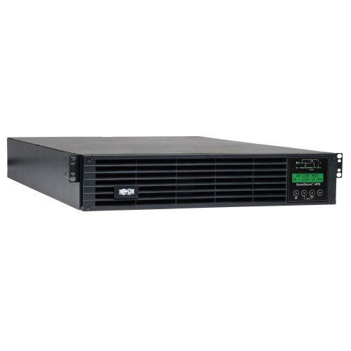 Tripp-Lite SU3000RTXLCD2U | SmartOnline 120V 3kVA 2.7kW Double-Conversion UPS, 2U Rack/Tower, Extended Run, Network Card Slot, LCD, USB, DB9 Serial
