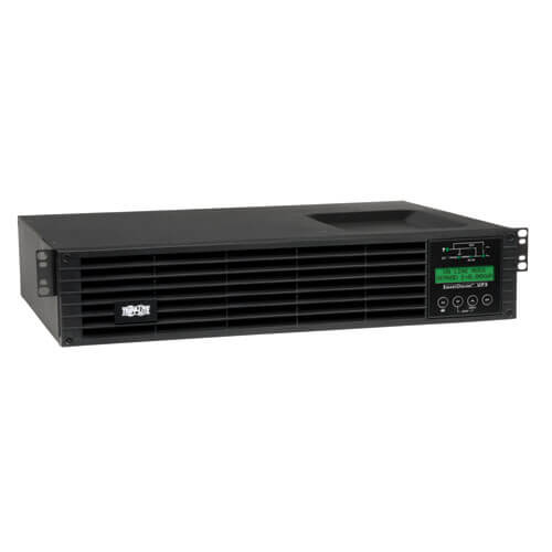 Tripp-Lite SU750RTXLCD2U | SmartOnline 120V 750VA 675W Double-Conversion UPS, 2U Rack/Tower, Extended Run, Network Card Options, LCD display, USB, DB9 Serial