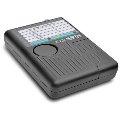 Tripp-Lite T014-001 | Network Cable Continuity Tester for Cat 5/Cat6/Cat6a, Phone, USB and Coax Cable Assemblies