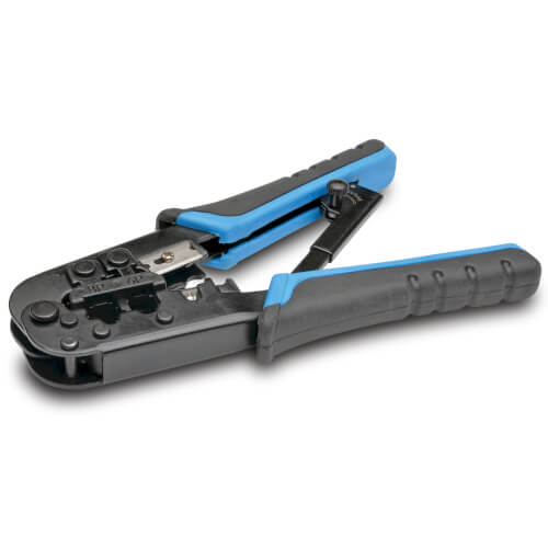 Tripp-Lite T100-001 | RJ11/RJ12/RJ45 Crimping Tool with Cable Stripper