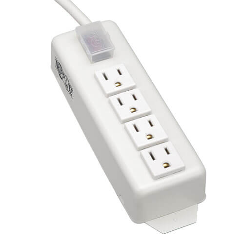 Tripp-Lite TLM406NC | Power It! 4-Outlet Power Strip, 6 ft. (1.83 m) Cord