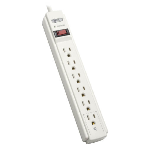 Tripp-Lite TLP606TAA | TAA-Compliant Protect It! 6-Outlet Surge Protector, 6 ft. (1.83 m) Cord, 790 Joules, Diagnostic LED