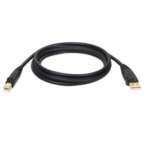 Tripp-Lite U022-010 | USB 2.0 A/B Cable (M/M), 10 ft. (3.05 m)
