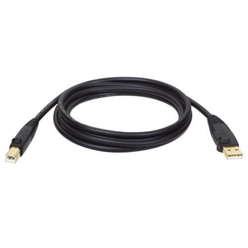Tripp-Lite U022-010-R | USB 2.0 A/B Cable (M/M), 10 ft. (3.05 m)