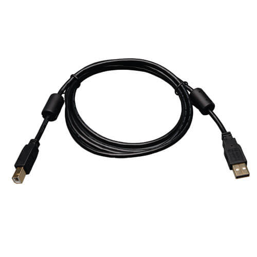 Tripp-Lite U023-006 | USB 2.0 A/B Cable with Ferrite Chokes (M/M), 6 ft. (1.83 m)