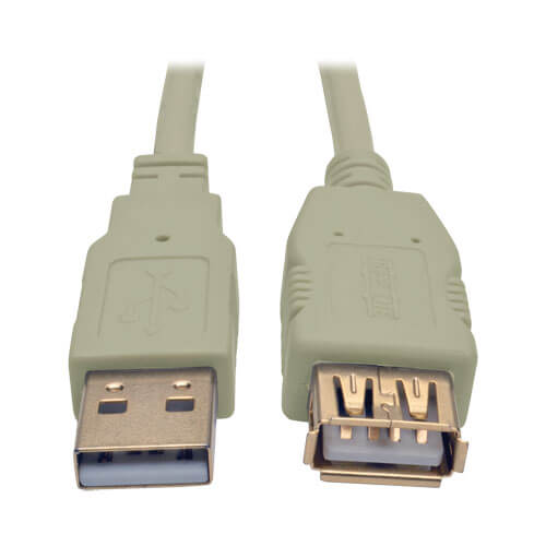 Tripp-Lite U024-006-BE | USB 2.0 Extension Cable (M/F), Beige, 6 ft. (1.83 m)