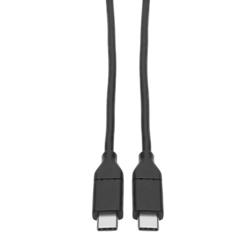 Tripp-Lite U040-C03-C | USB-C Cable - USB 2.0, 3A Rating, USB-IF Certified, Thunderbolt 3, (M/M), 3 ft. (0.91 m)